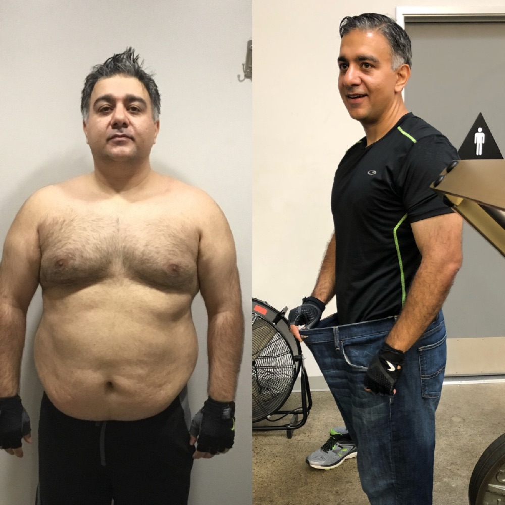 Client transformation before and after