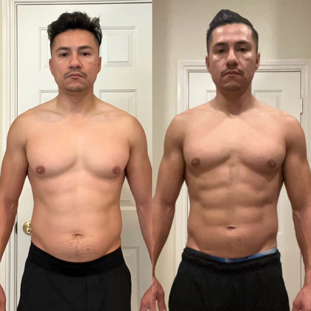 Client transformation before and after